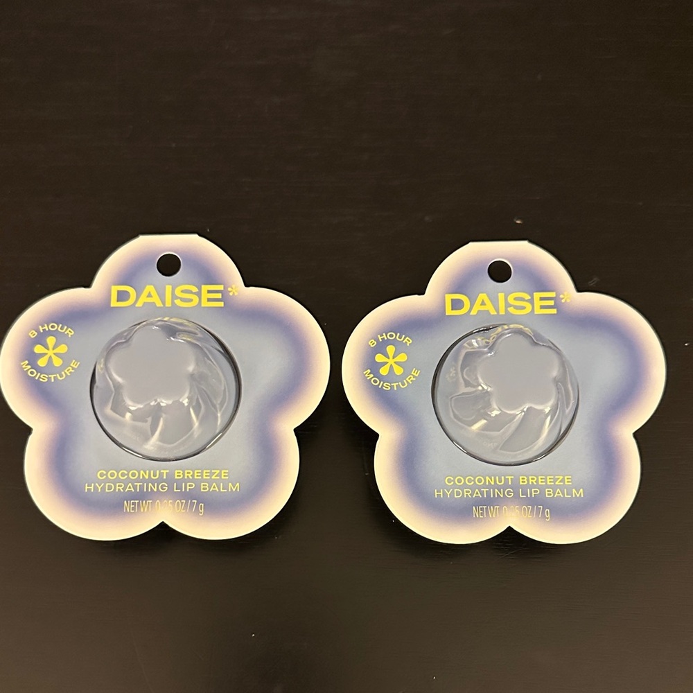 2 DAISE Coconut Breeze Hydrating Lip Balms - Set of 2